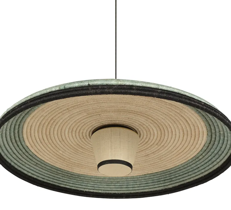 Suspension*Forestier Suspension, Grass L, , Ø80cm, H22cm - bleu