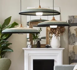 Suspension, Grass M, bleu, Ø60cm, H21cm - Forestier