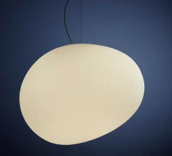 Suspension*Foscarini Suspension, Gregg Grande LED, , LED, 2700K, 2581lm, L47cm, H40cm - blanc et blanc