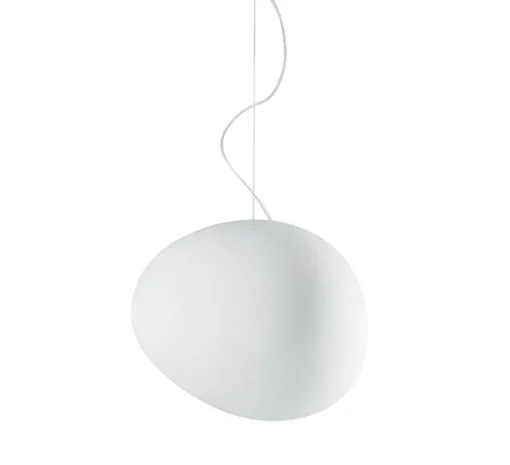 Suspension*Foscarini Suspension, Gregg Grande LED, , LED, 2700K, 2581lm, L47cm, H40cm - blanc et blanc