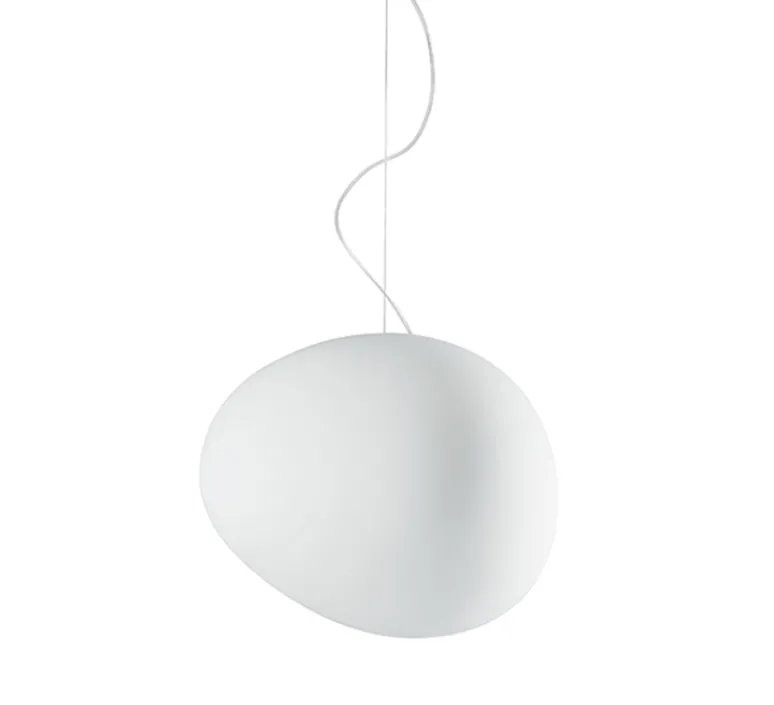 Suspension*Foscarini Suspension, Gregg Grande LED, , LED, 2700K, 2581lm, L47cm, H40cm - blanc et blanc
