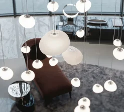 Suspension*Foscarini Suspension, Gregg Grande, , LED, 2700K, 2581lm, L47cm, H40cm - variable, blanc