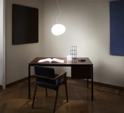 Suspension*Foscarini Suspension, Gregg Media LED, , LED, 2700K, 2581lm, L31cm, H26cm - blanc et blanc