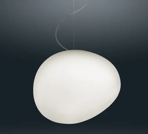 Suspension*Foscarini Suspension, Gregg Media LED, , LED, 2700K, 2581lm, L31cm, H26cm - blanc et blanc