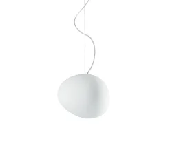 Suspension*Foscarini Suspension, Gregg Media LED, , LED, 2700K, 2581lm, L31cm, H26cm - blanc et blanc
