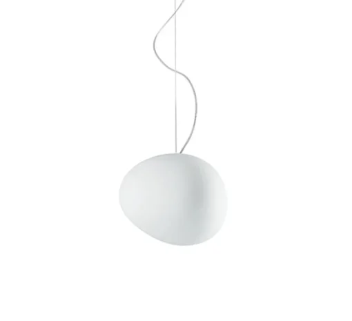 Suspension*Foscarini Suspension, Gregg Media LED, , LED, 2700K, 2581lm, L31cm, H26cm - blanc et blanc
