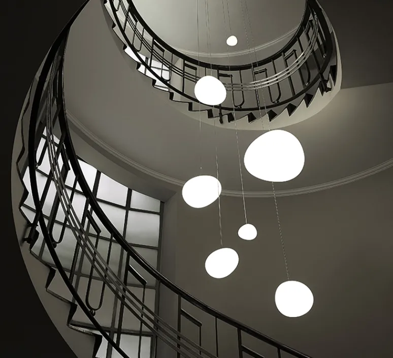 Suspension*Foscarini Suspension, Gregg Media, , LED, 2700K, 2581lm, L31cm, H26cm - variable, blanc