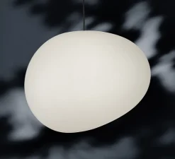 Suspension*Foscarini Suspension, Gregg Outdoor Grande, , IP44-65, LED, L46cm, H39cm - blanc