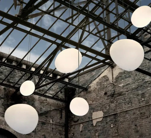 Suspension*Foscarini Suspension, Gregg Outdoor Grande, , IP44-65, LED, L46cm, H39cm - blanc