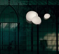 Suspension*Foscarini Suspension, Gregg Outdoor X-Large, , IP65, L60cm, H50cm - blanc