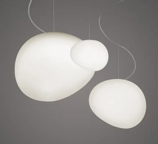 Suspension*Foscarini Suspension, Gregg Piccola, , câble de 10m, L13cm, H11cm - blanc