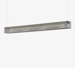Suspension*Zero Suspension, Grid , , LED, 3000K, 1414 lm, L125cm, H9,6cm - aluminium