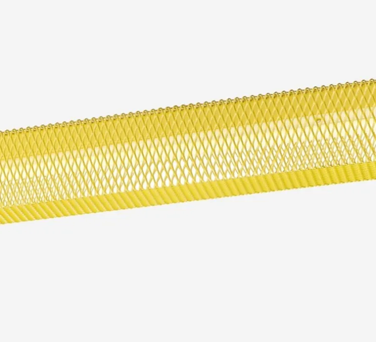 Suspension, Grid , jaune, LED, 3000K, 1414 lm, L125cm, H9,6cm - Zero