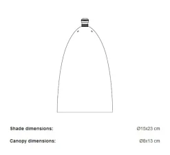 Suspension*Gubi Suspension, Gräshoppa, , Ø15cm, H23cm - noir semi mat