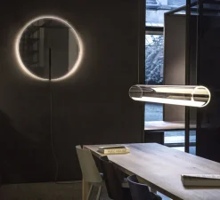 Suspension*Vibia Suspension, Guise 2277, , LED, 3000K, 2613lm, Ø16cm, H89cm - transparent