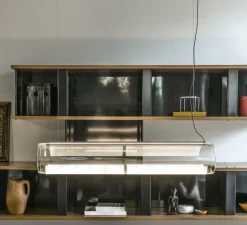 Suspension*Vibia Suspension, Guise 2277, , LED, 3000K, 2613lm, Ø16cm, H89cm - transparent