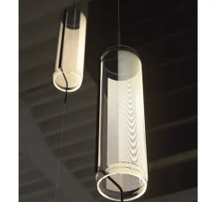 Suspension*Vibia Suspension, Guise 2271, , LED, 3000K, 3484lm, Ø16cm, H126cm - transparent