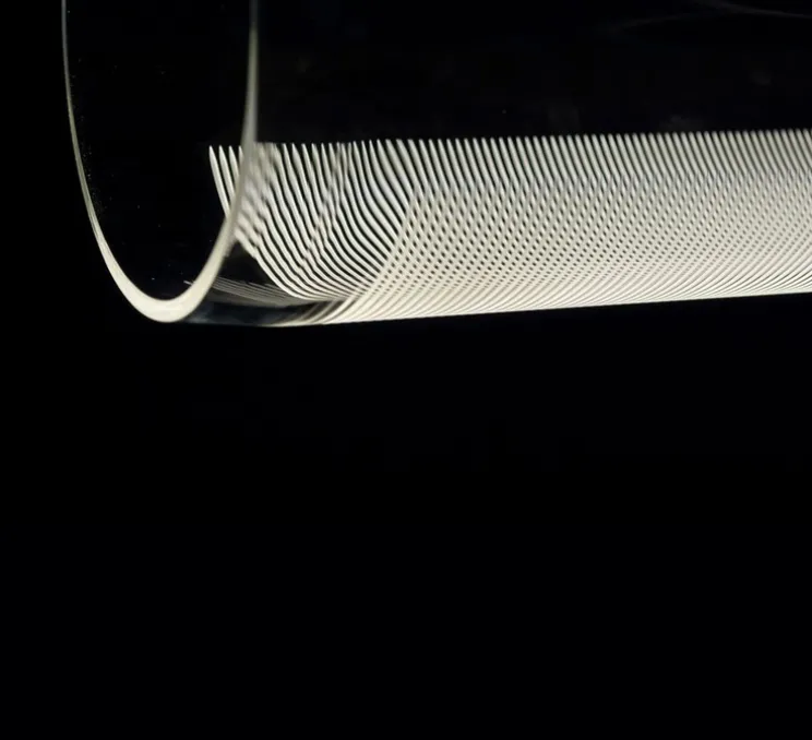 Suspension, Guise 2275, transparent, LED, 3000K, 1742lm, dimmable, Ø16cm, L63cm - Vibia