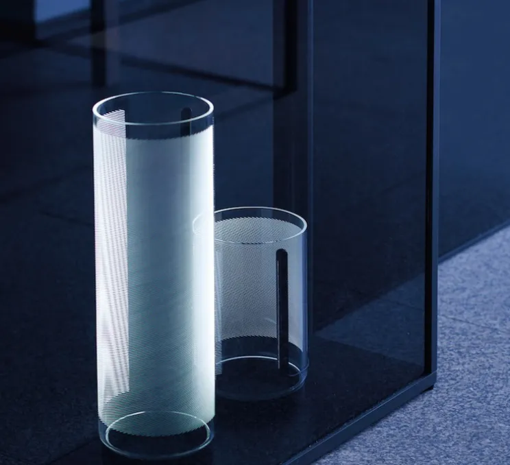 Suspension, Guise 2275, transparent, LED, 3000K, 1742lm, dimmable, Ø16cm, L63cm - Vibia