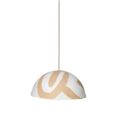 Suspension, Half Dome Cave, beige, Ø48cm, H25cm - Ferm Living