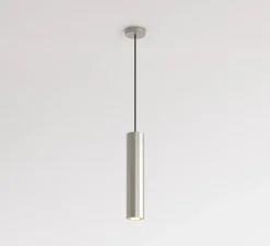 Suspension*Astro Suspension, Hashira, , Ø8,15cm, H40cm - nickel mat