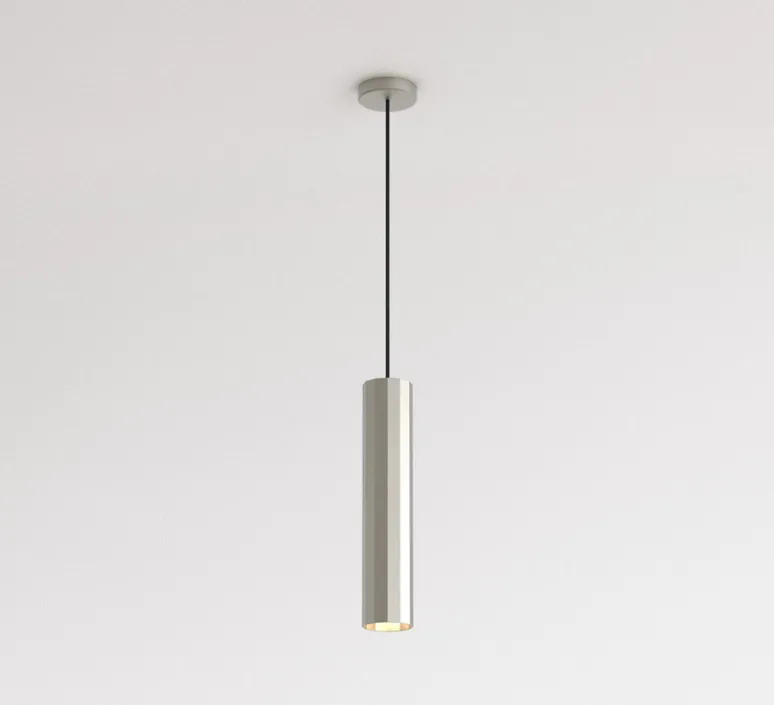 Suspension*Astro Suspension, Hashira, , Ø8,15cm, H40cm - nickel mat
