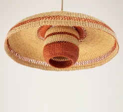 Suspension, Hatter + Lantern, naturel/gingembre, Ø44cm, H23cm - GOLDEN Editions