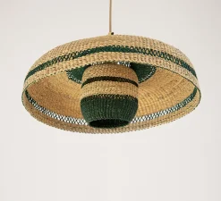 Suspension, Hatter + Lantern, naturel/herbe, Ø44cm, H23cm - GOLDEN Editions