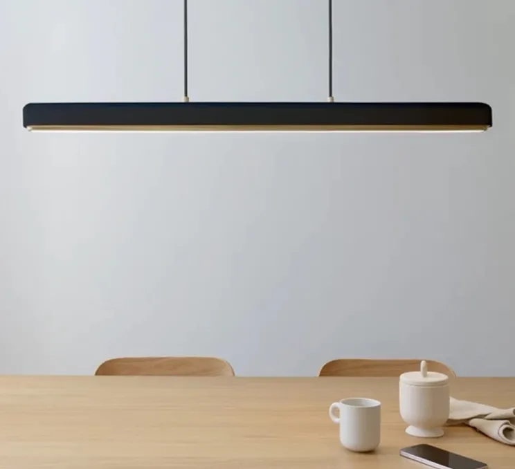 Suspension, hazel branch, noir, LED, dim, 2700K-6000k, 300lm-1150lm, L100cm, H6cm - Umage