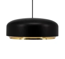 Suspension, hazel medium, noir, LED, dim, 3000K, 1100 lm, Ø40cm, H16cm - Umage
