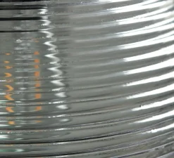 Suspension, HDGaia, transparent, noir, Ø30cm, H15cm - House Doctor