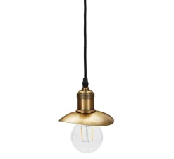 Suspension*House Doctor Suspension, HDHatt, , L14cm, H13cm - laiton antique et noir