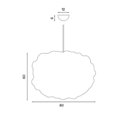 Suspension*Northern Suspension, Heat Large, , Ø80cm, H60cm - acier