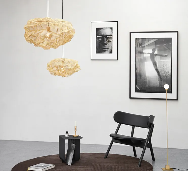 Suspension, Heat Small, laiton, Ø55cm, H30cm - Northern