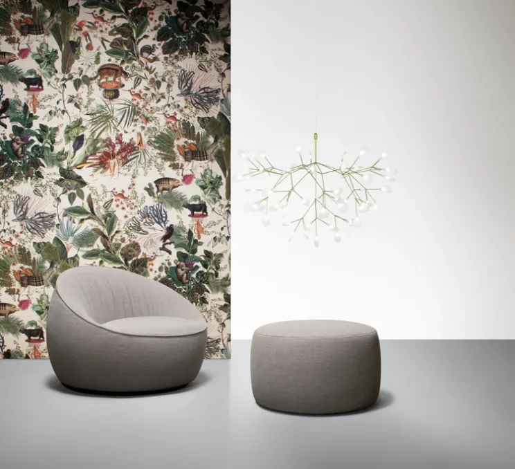 Suspension, Heracleum III Suspended Large, vert, LED, dim, 2600K, 1687 lm, Ø98cm, H65cm - Moooi