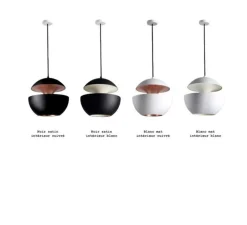 Suspension*DCW éditions Paris Suspension, Here comes the sun 175, , Ø17,5cm, P17,5cm - Dcw editions noir, blanc