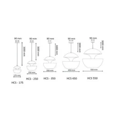 Suspension*DCW éditions Paris Suspension, Here comes the sun 175, , Ø17,5cm, P17,5cm - Dcw editions noir, blanc