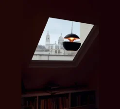 Suspension*DCW éditions Paris Suspension, Here comes the sun 250, , Ø25cm, P25cm - Dcw editions noir, cuivre