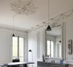 Suspension*DCW éditions Paris Suspension, Here comes the sun 250, , Ø25cm, P25cm - Dcw editions noir, cuivre