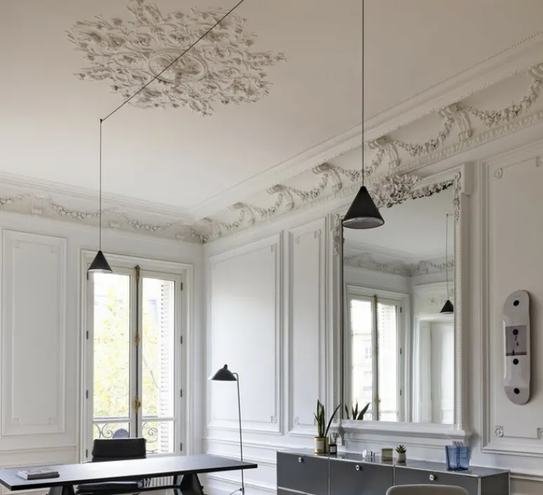 Suspension*DCW éditions Paris Suspension, Here comes the sun 250, , Ø25cm, P25cm - Dcw editions noir, cuivre