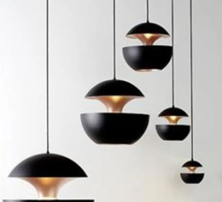 Suspension*DCW éditions Paris Suspension, Here comes the sun 175, , Ø17,5cm, P17,5cm - Dcw editions noir, cuivre