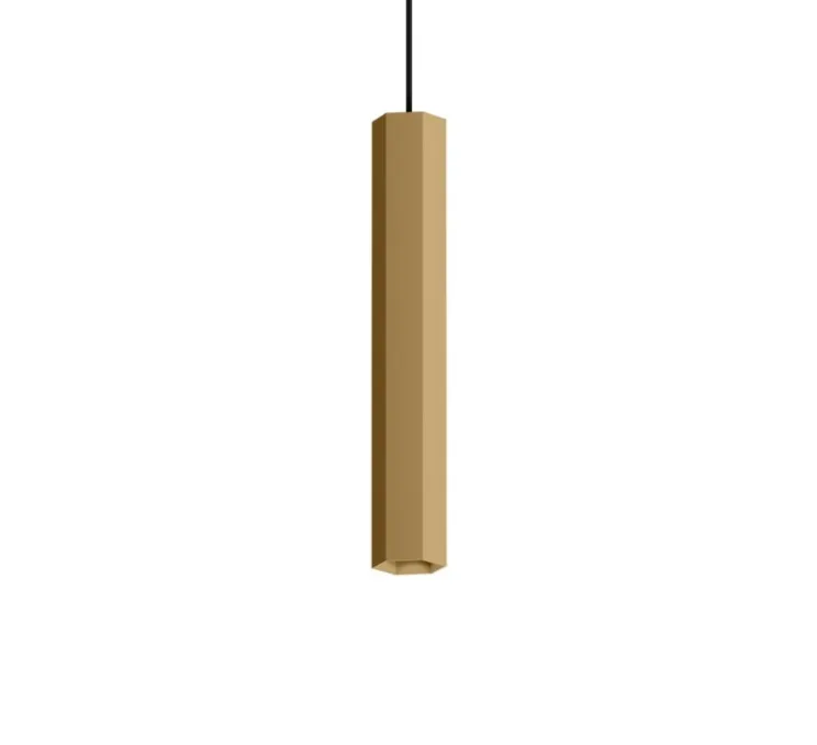 Suspension, Hexo Mini 3.0 PAR11, sans rosace, champagne, Ø4,9cm, H30cm - Wever&Ducré
