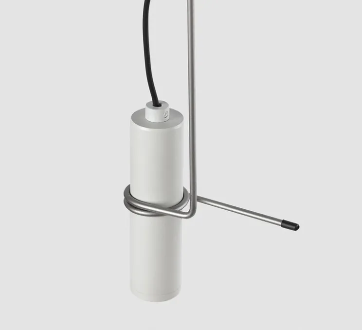 Suspension, Hold C, blanc, LED, 2700K, 420 lm, Ø9cm, H82cm - Luxcambra