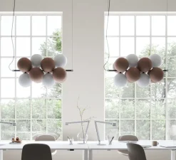 Suspension*Abstracta Suspension, Holly Horizontal, , L105.2cm, H58,5cm - terracotta