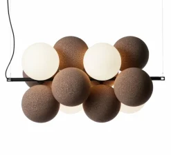 Suspension*Abstracta Suspension, Holly Horizontal, , L105.2cm, H58,5cm - terracotta