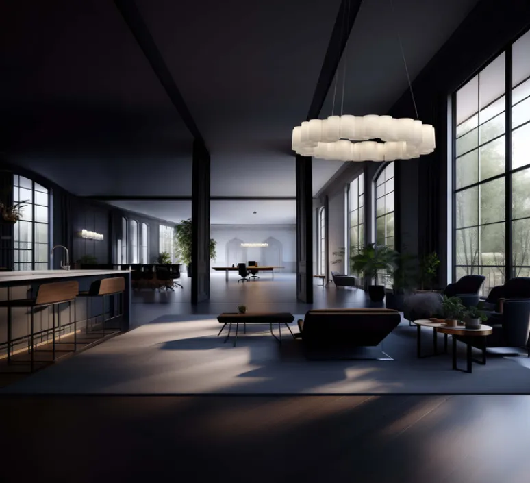 Suspension*Stilnovo Suspension, Honey, , LED, dim, 2700K, 5379 lm, Ø86cm, H15cm - blanc