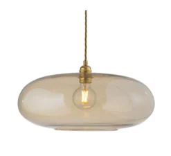 Suspension, Horizon 45, Or fumé, Ø45cm, H22cm - Ebb and Flow