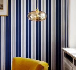 Suspension, Horizon 21, Or fumé, Ø21cm, H14cm - Ebb and Flow