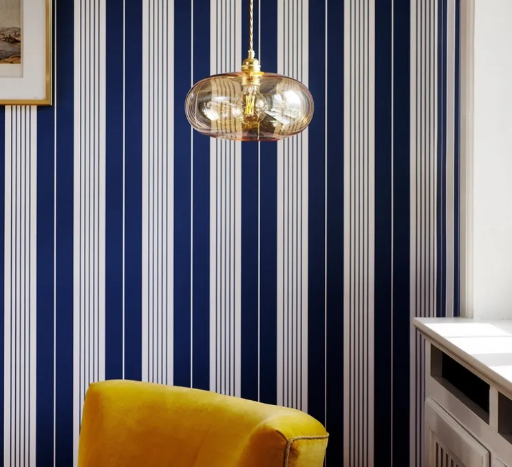 Suspension, Horizon 21, Or fumé, Ø21cm, H14cm - Ebb and Flow