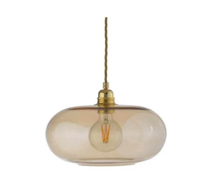 Suspension, Horizon 29, Or fumé, Ø29cm, H18cm - Ebb and Flow